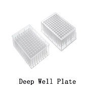 Bioplastics Transparent And White 96 Well 0.2ml Semi-Skirted PCR Plate For Laboratory