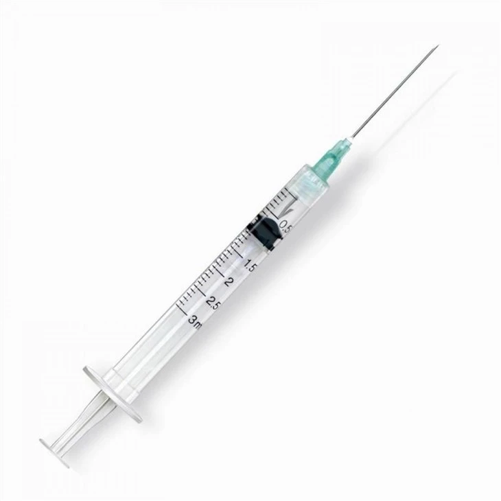 Magas színvonalú biztonság 1 ml steril eldobható fecskendő csomagolással