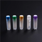 Cryogenic Fiolák Cryo Tube Orange Screw Lid Labware fogyóeszközök