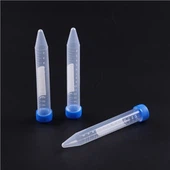 Laboratóriumi kellékek Fogyóeszközök 15ml kúpos centrifugális cső